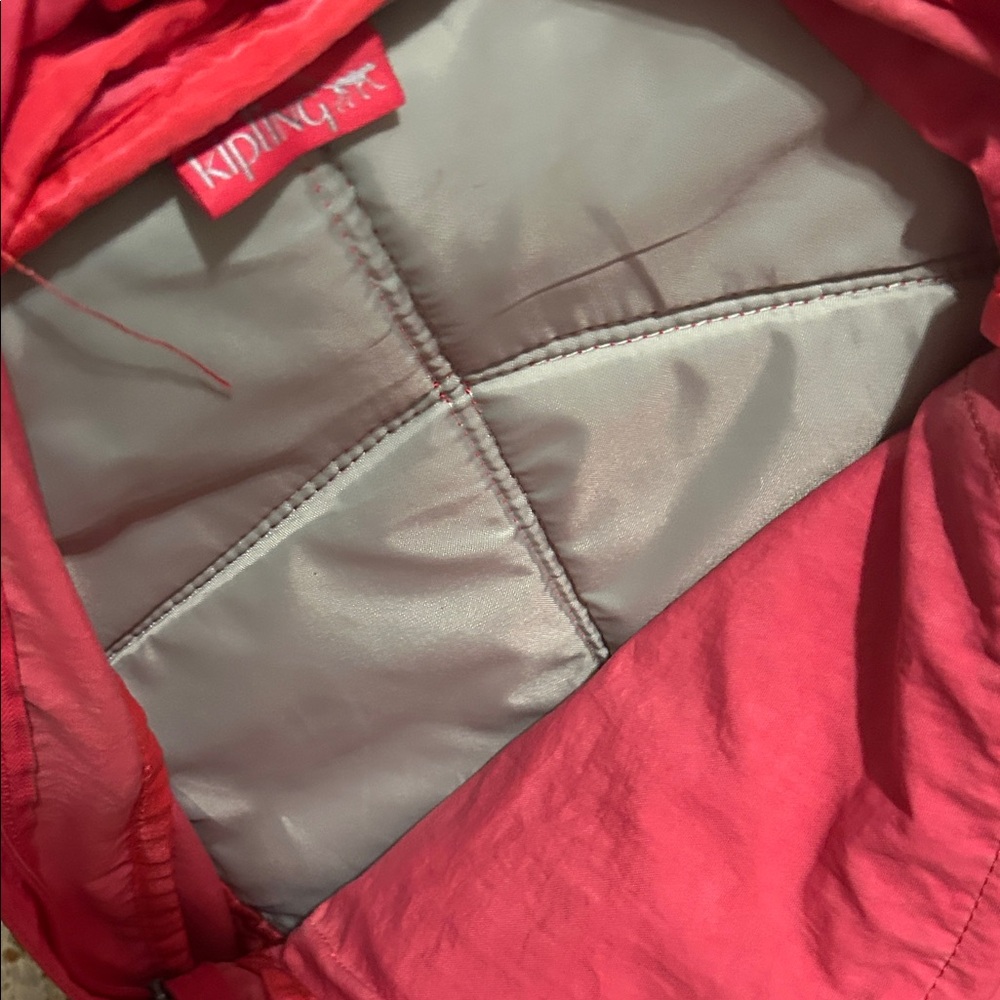 Kipling Cherry Red Backpack - image 7